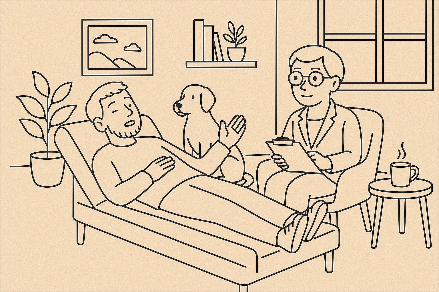 La presenza del cane in seduta: analisi scientifica dei vantaggi psicodinamici